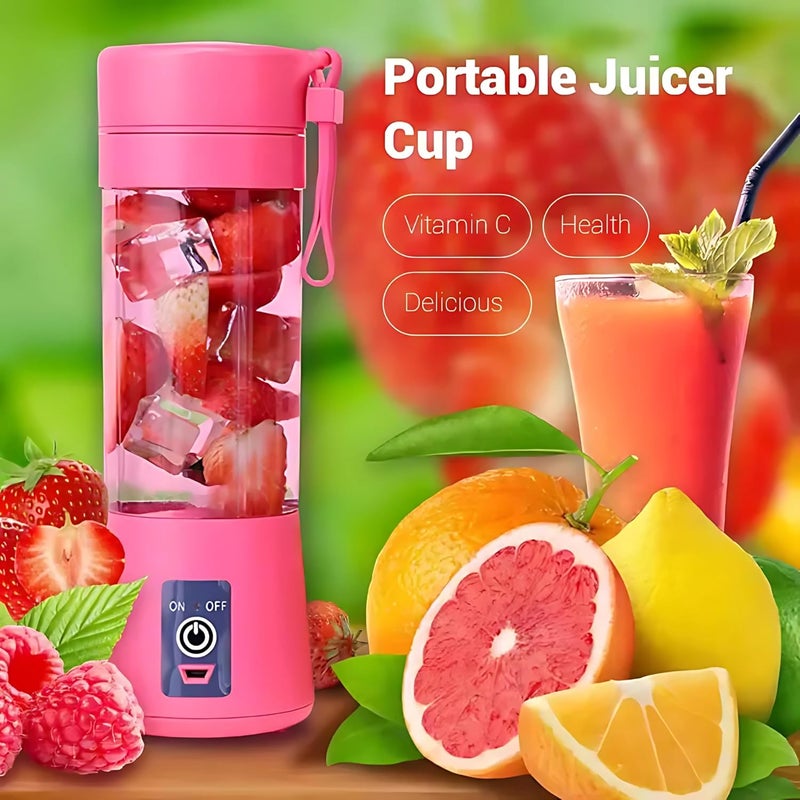 ASTHAN Compact, Travel Size, USB Rechargeable 12 Oz Portable Handheld Blender with Powerful Motor: Perfect for Smoothies, Shakes, Fruit/Veggie Juicer & Baby Food - Image 2